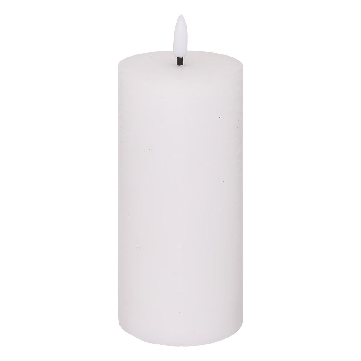 Molia White Round LED Candle