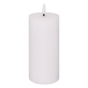 Molia White Round LED Candle