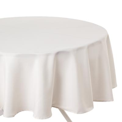 Round Anti-Stain Polyester Tablecloth