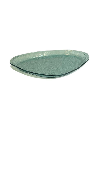 Handmade Irregular Glass Serving Plate