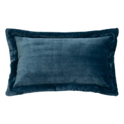 Cuddly Flannel Cushion with Faux Fur Effect