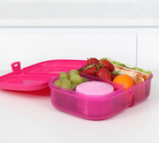 Sistema Ribbon Lunch Box with Yogurt Pot, Assorted Colors