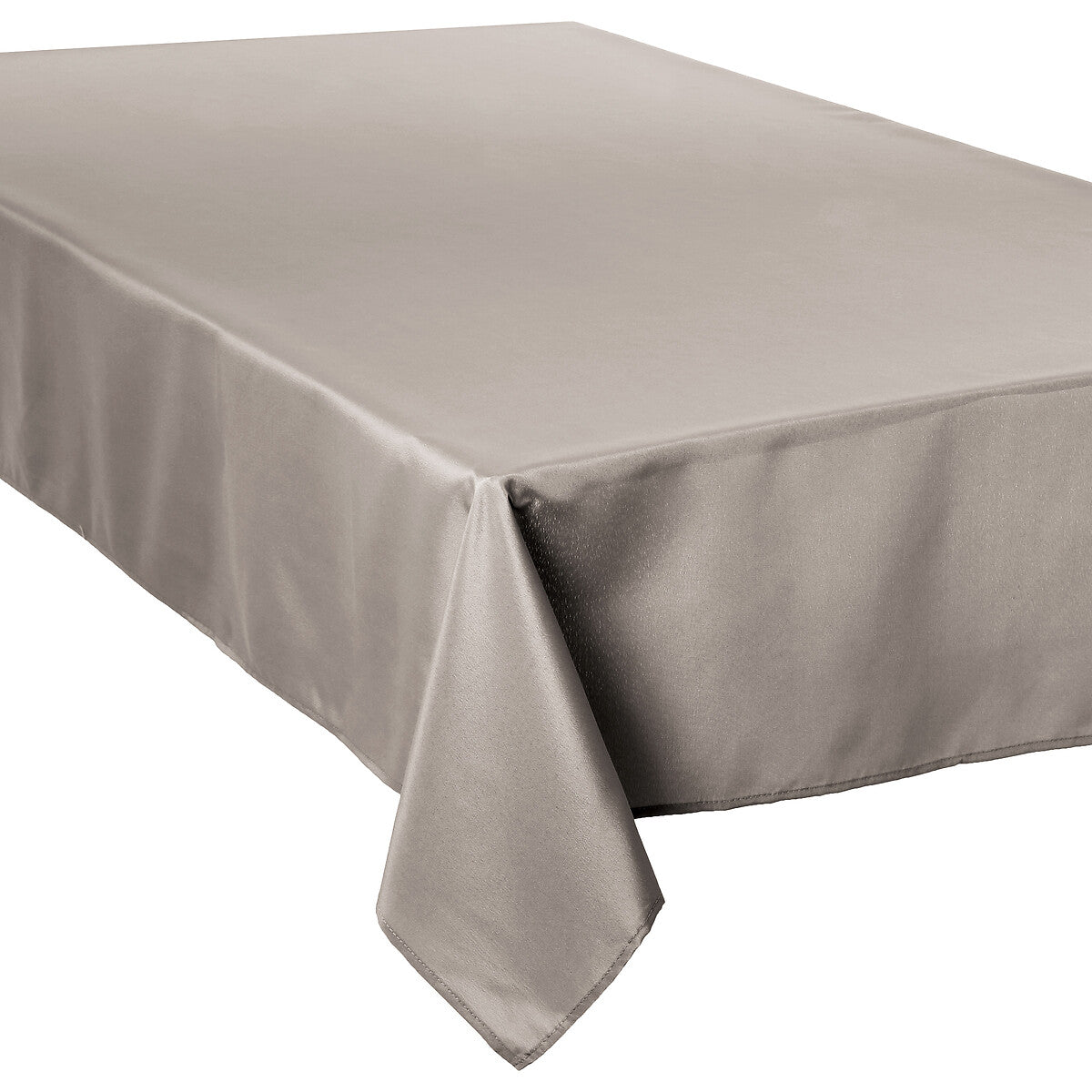 Grey Anti-Stain Tablecloth for Dining Room