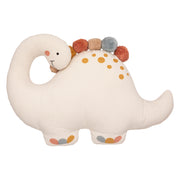 Dinosaur Cotton Cushion with Pompons