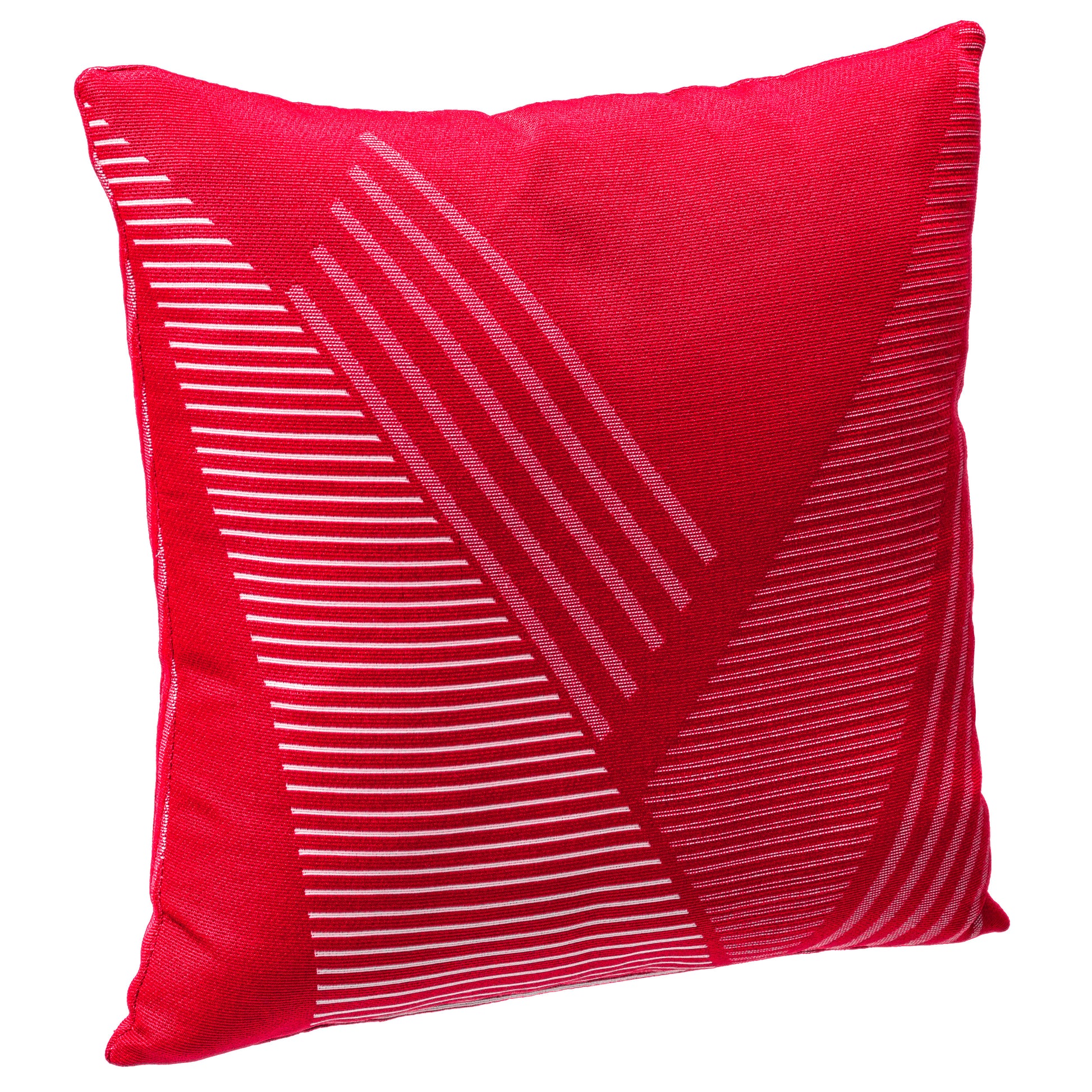 Jacquard Pillow 40x40 cm - Water-Repellent, Pomegranate Red