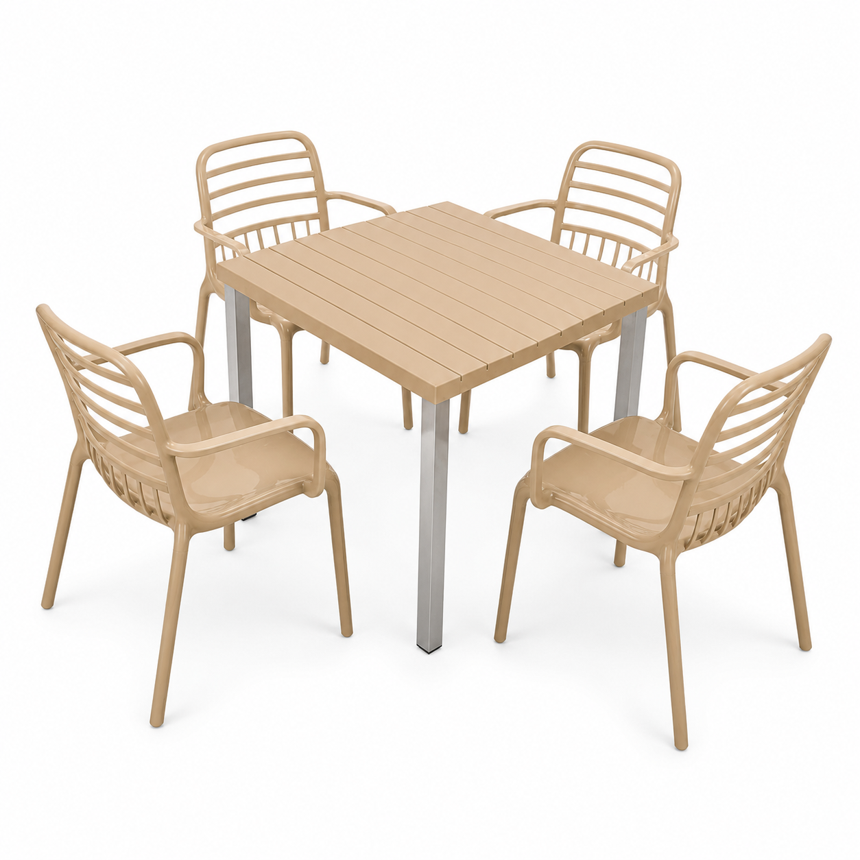 Dining Set – Table with 4 Chairs