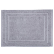 Absorbent Cotton Terry Bath Mat with Satin Braids