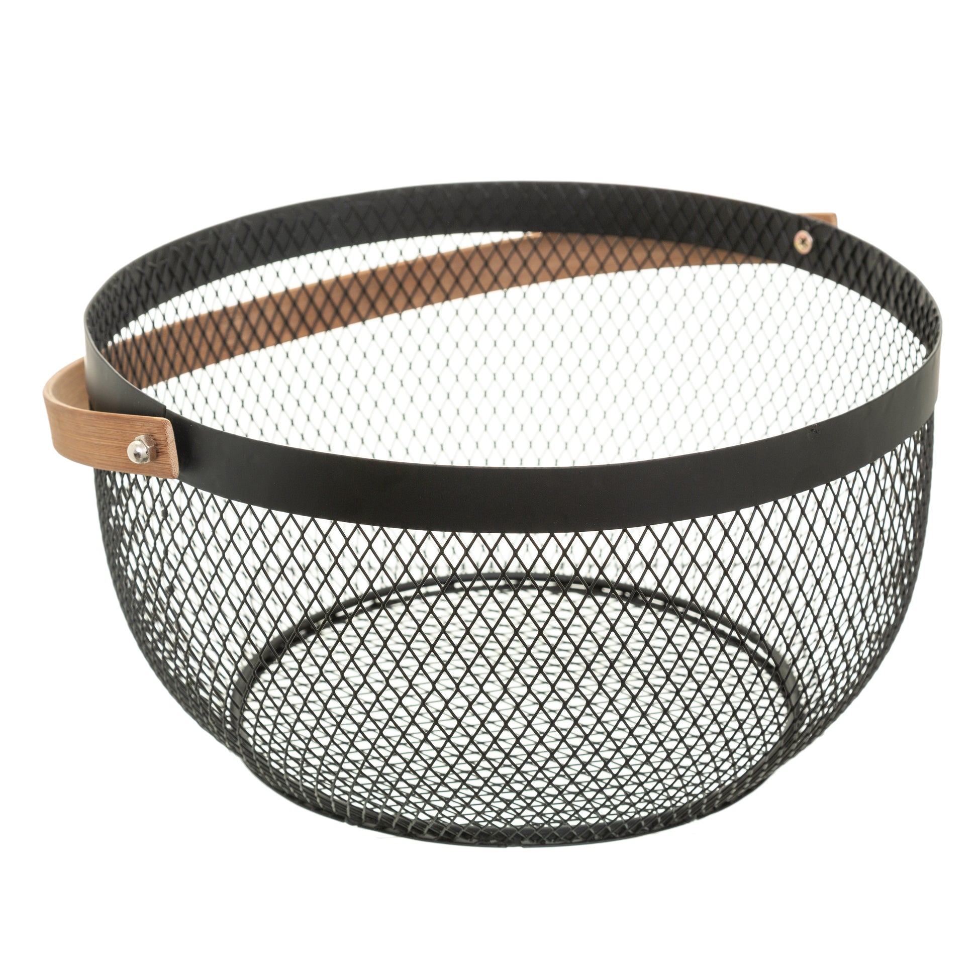 Mesh Fruit Basket - Stylish Metal Design for Kitchen