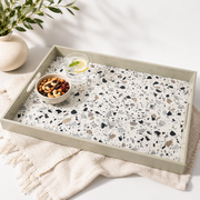 Rectangular Tray with Mosaic Insert – 55 x 37 cm