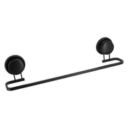 Aluminum Towel Ring Black Large Suction Pad Bathroom Towel Holder