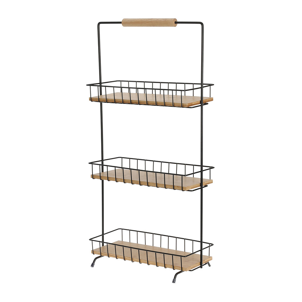 Kitchen Organizer Metal Black