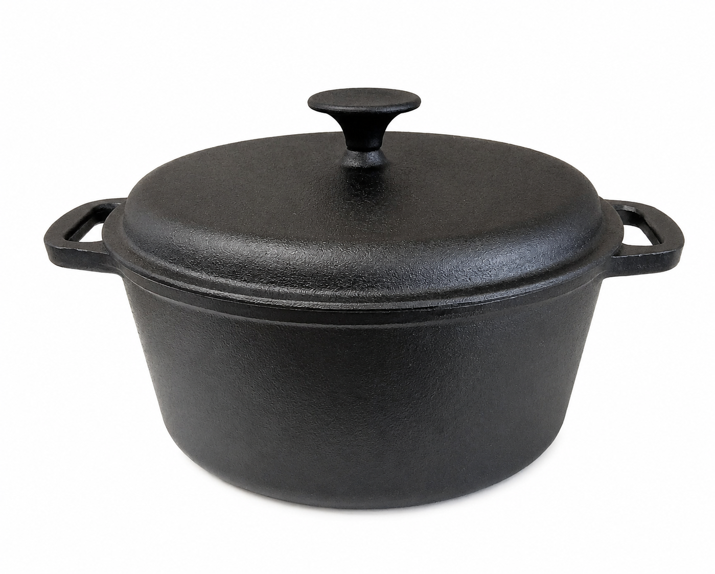 Cast Iron Casserole 24.5 × 11.5 cm – Pre-Seasoned, Heavy Duty