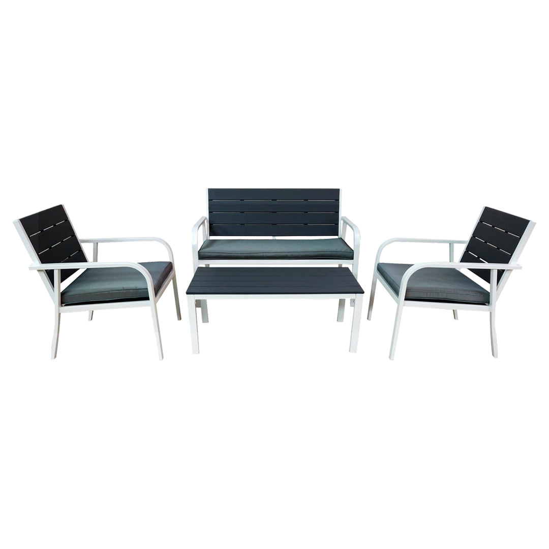 Garden Sofa Set - UV-Coated Steel, Weather-Resistant Outdoor Lounge