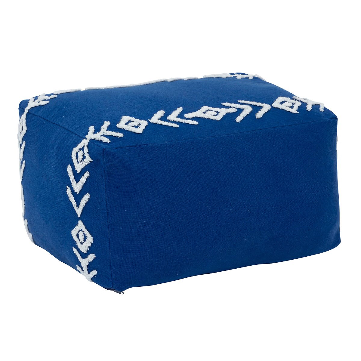Soleya Blue Tufted Pouf