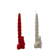 Tall Christmas Candle - Festive Design
