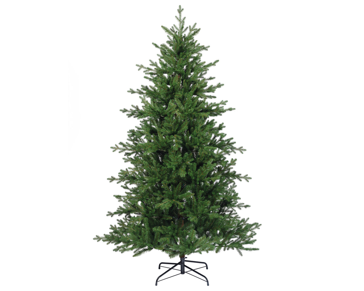 Greenhill fir tree - Green 3-Section Christmas Tree with Metal Foot