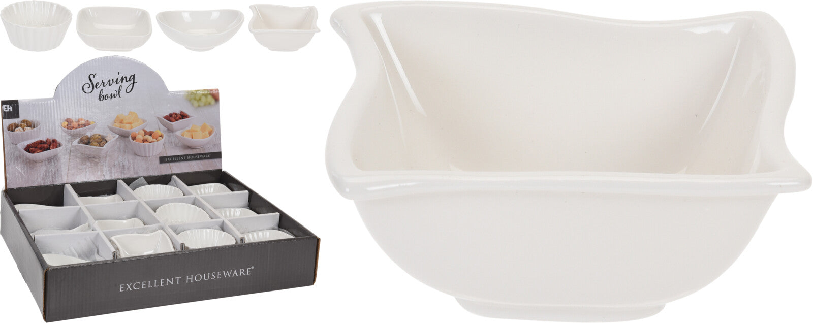 SNACK BOWL PORCELAIN