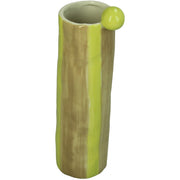 Stoneware Decorative Vase Multi-Color 22 cm with Yellow Ball