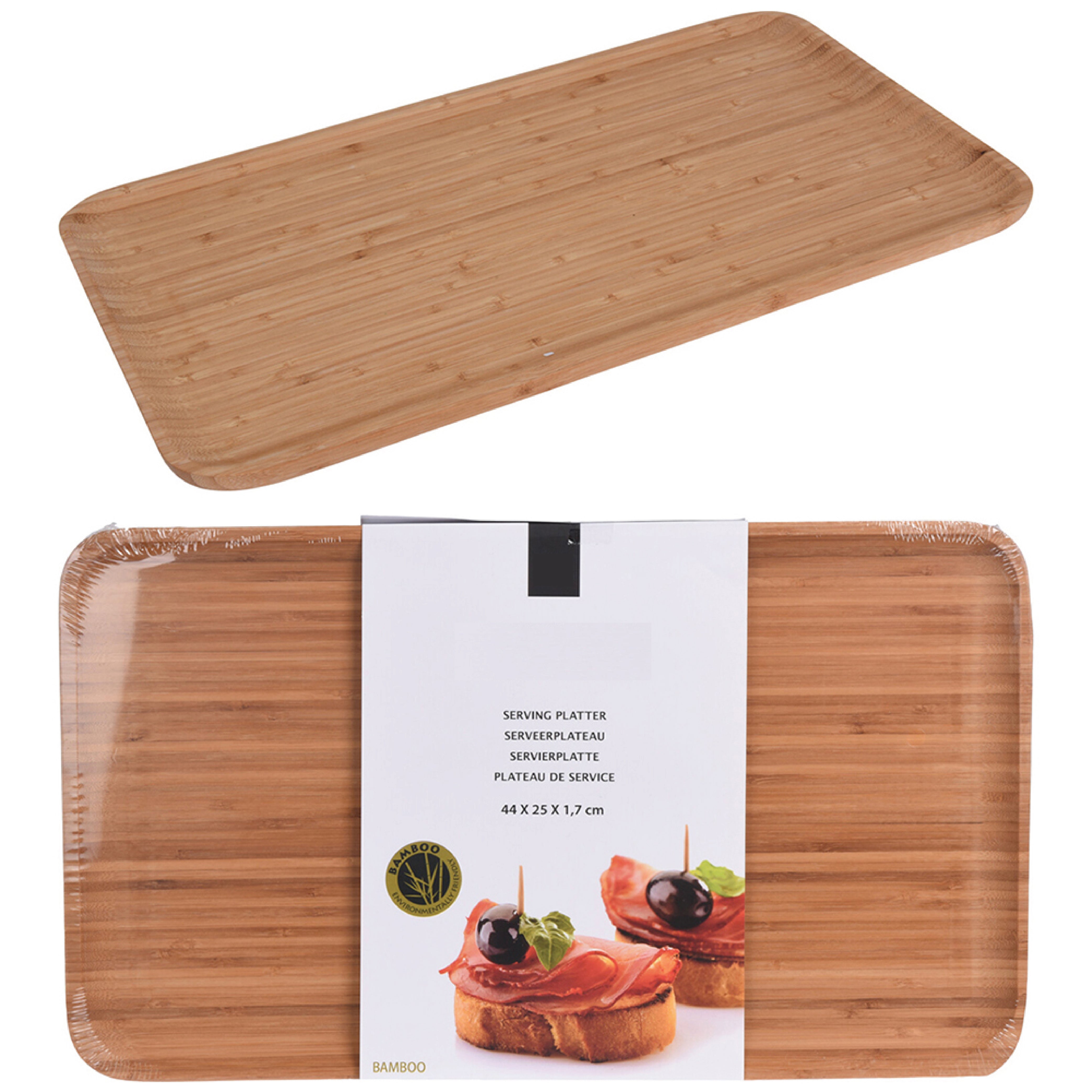 Serving Tray - Bamboo, Multiple Sizes, Kitchen & Tableware