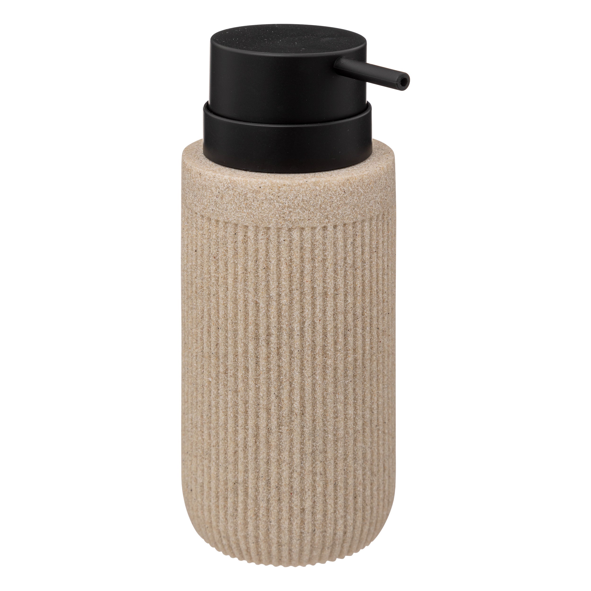 SOAP DISPENSER LIN ONYX - Stylish Polyresin Pump