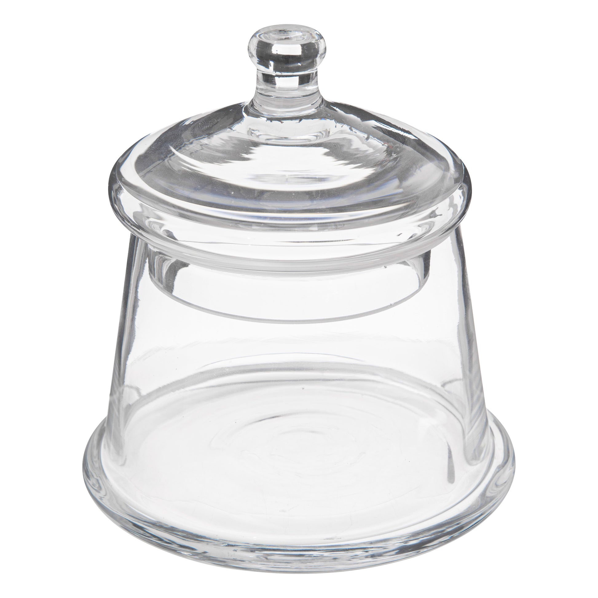 CHOCOLATE JAR GLASS – Elegant Round Glass Jar, 0.4L Capacity